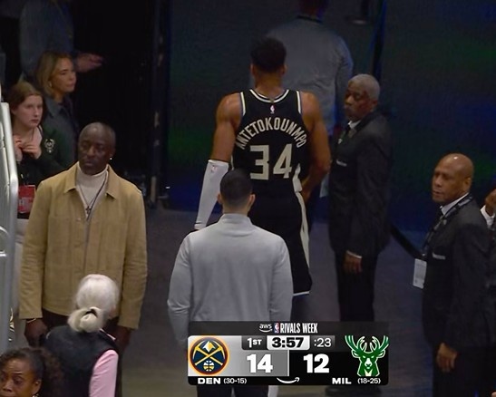 必一运动官网-虚晃一枪！字母哥走回更衣室仅一个回合出现在替补席